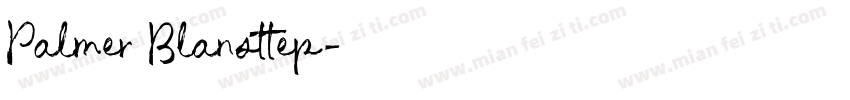 Palmer Blansttep字体转换